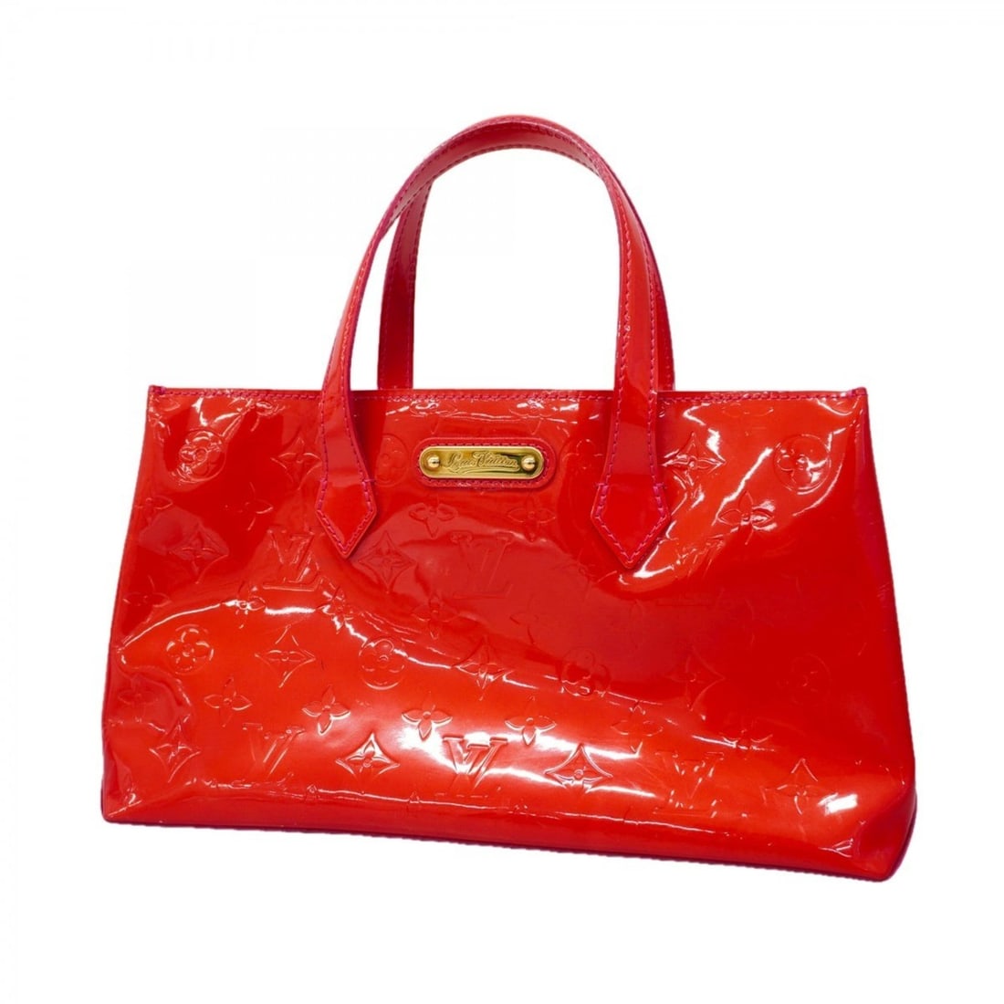 Louis Vuitton Vernis Wilshire PM Handbag M93643 Rose Pop Women's: --- Catalog ---Category: SizeSize (HxWxD): 17.5cm x 30cm x 11cm / 6.88'' x 11.81'' x 4.33''Category: DesignType: HandbagColor: Rose popGender: WomenCategory: GeneralMPN: M93643Brand: Louis Vuitton---