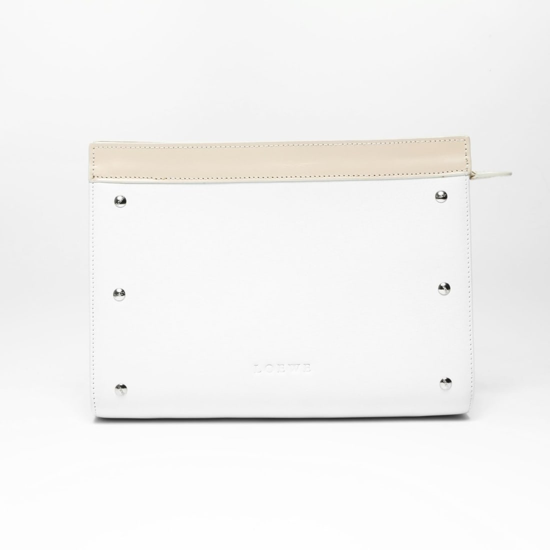 LOEWE Leather Pouch White - 2