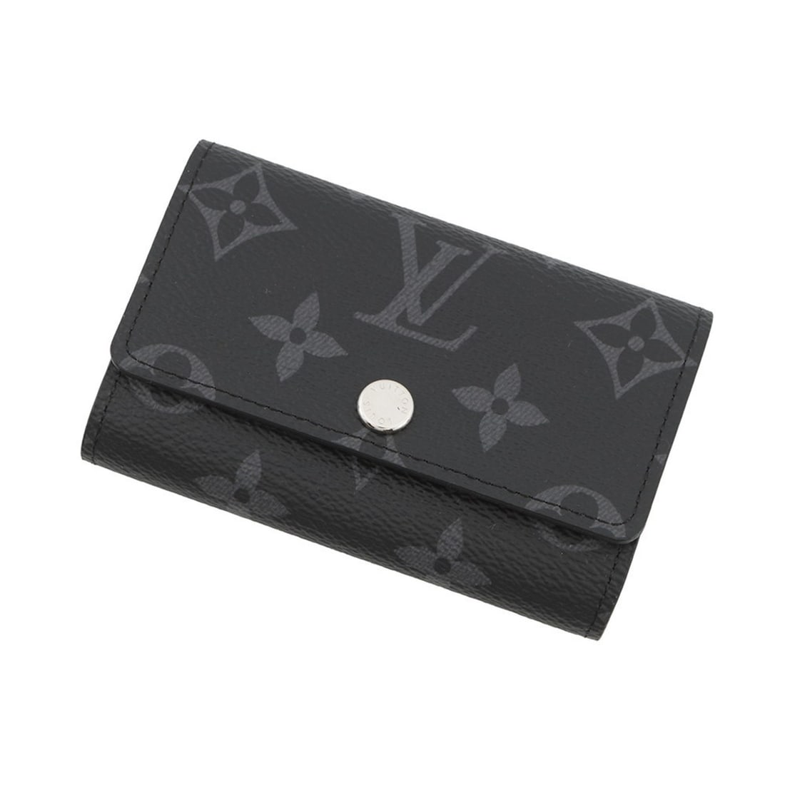 Louis Vuitton Monogram Eclipse Multicle 6 Key Case M82603 LOUIS VUITTON Black: --- Catalog ---Category: DesignType: KeycaseColor: Black, Monogram Eclipse, NoirGender: MenMaterial: Monogram Eclipse Number of Key Hooks: 6Category: GeneralLine: Monogram EclipseBrand: Louis