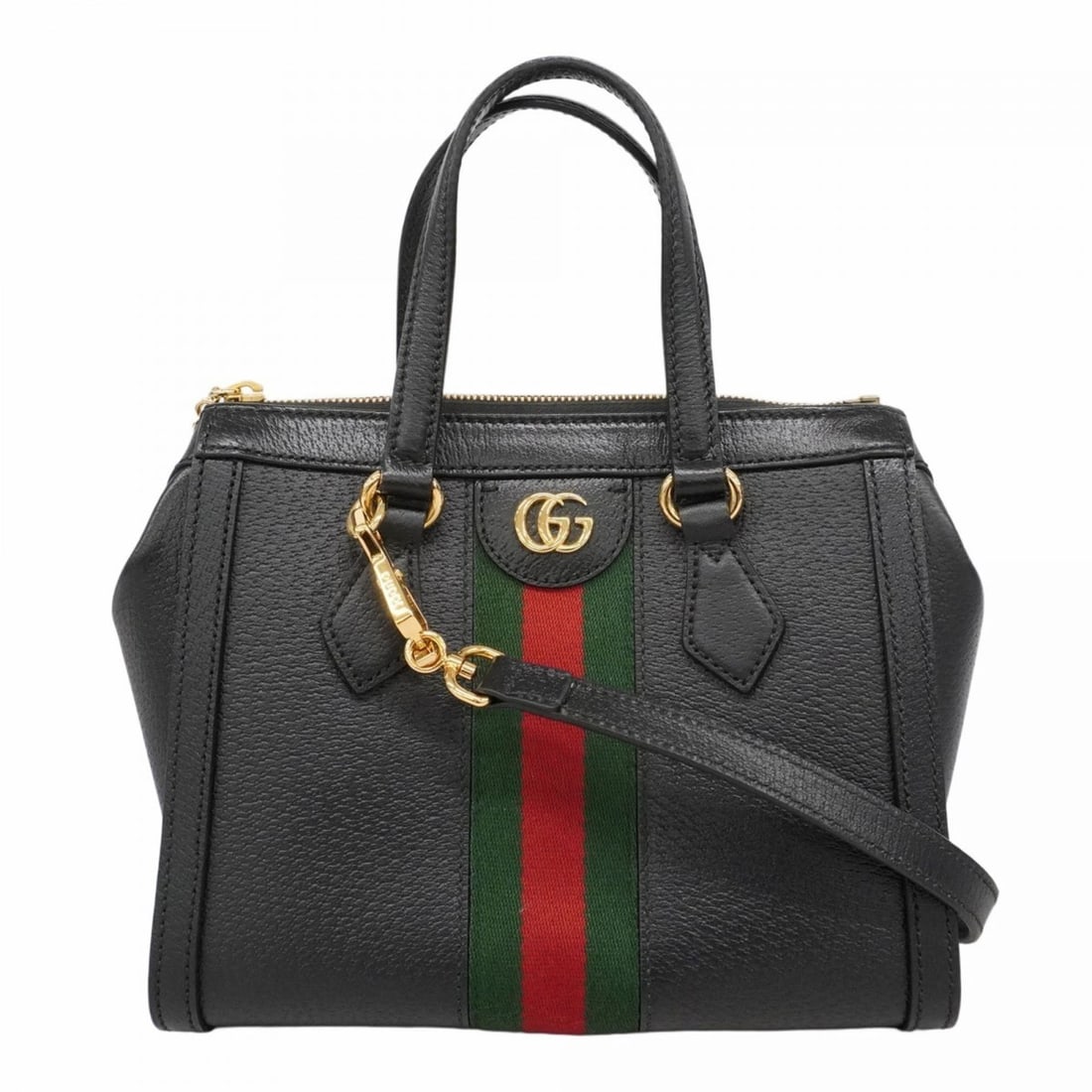 Gucci GG Marmont Sherry Line Handbag 719882 Black Leather 2-Way Bag for Women: --- Catalog ---Category: SizeSize (HxWxD): 19cm x 24cm x 10cm / 7.48'' x 9.44'' x 3.93''Category: DesignType: HandbagColor: BlackGender: WomenMaterial: Leather Hardware Color: GoldCategory: GeneralMPN