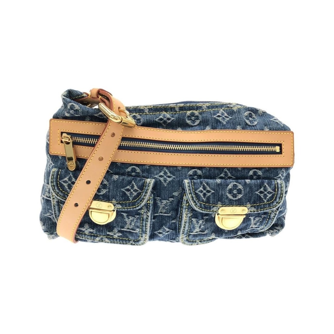 Louis Vuitton Monogram Denim Baggy PM M95049+J54316 Shoulder Bag: --- Catalog ---Category: SizeSize (HxWxD): 21cm x 33cm x 9cm / 8.26'' x 12.99'' x 3.54''Category: DesignType: Shoulder bagColor: BlueGender: Men,WomenMaterial: Denim Hardware Color: GoldCategory: Gene