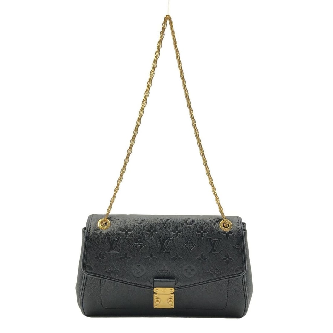 Louis Vuitton Monogram Empreinte Saint-Germain PM M48931 Shoulder Bag: --- Catalog ---Category: SizeSize (HxWxD): 20cm x 28cm x 6cm / 7.87'' x 11.02'' x 2.36''Category: DesignType: Shoulder bagColor: BlackGender: Men,WomenMaterial: Leather Hardware Color:
