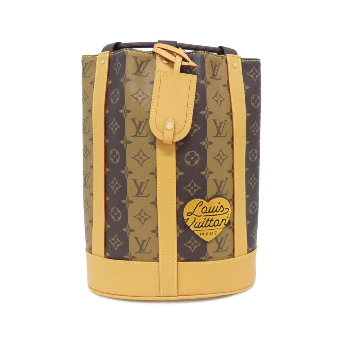 Louis Vuitton Monogram Stripe (LV Squared) Randonne Messenger Shoulder Bag M45968: --- Catalog ---Category: SizeSize (HxWxD): 35cm x 26cm x 12cm / 13.77'' x 10.23'' x 4.72''Category: DesignType: Shoulder bagColor: MarronGender: Men,WomenMaterial: Coated canvas Hardware Color: GoldCa