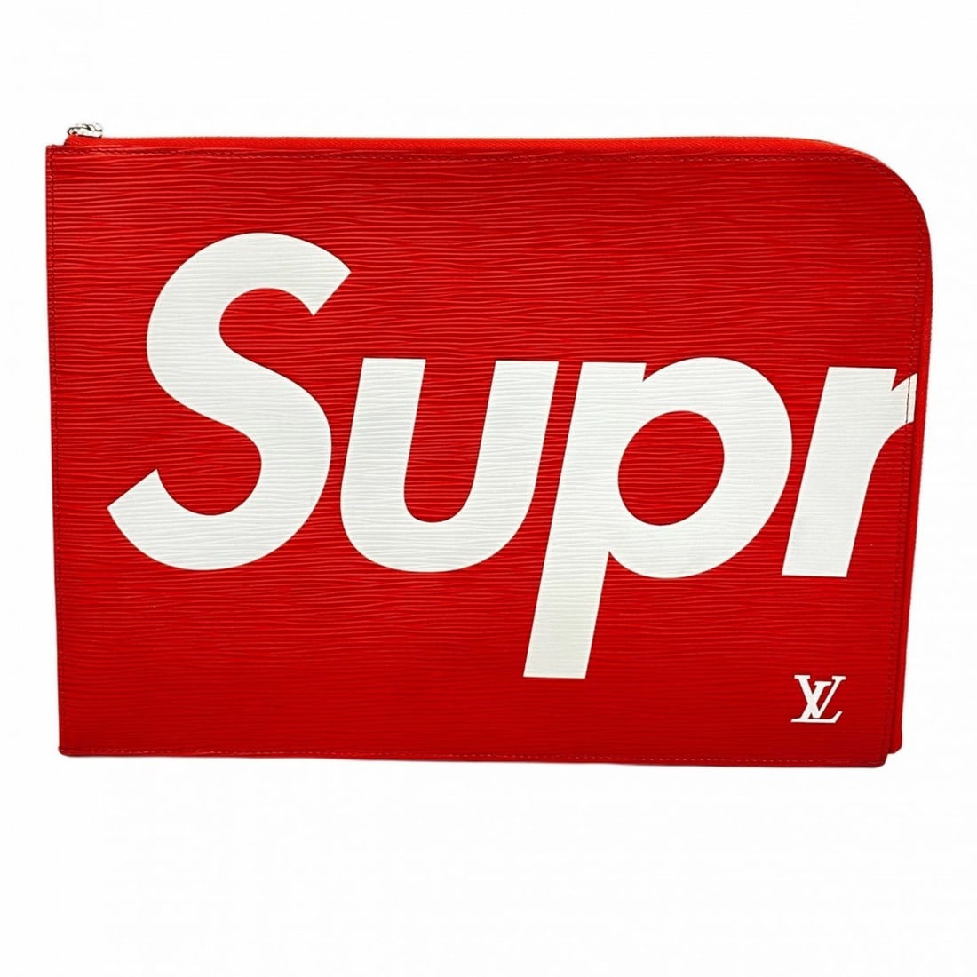 Louis Vuitton Epi Pochette Jour GM Supreme M67722 Clutch Bag, Red, Women's: --- Catalog ---Category: SizeSize (HxWxD): 24.5cm x 34cm x 2cm / 9.64'' x 13.38'' x 0.78''Category: DesignType: Clutch bagColor: Red colorGender: WomenCategory: GeneralMPN: M67722Brand: Louis Vuitton-