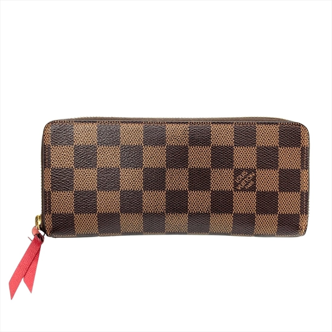 Louis Vuitton Clemence Portefeuille with Round Zipper, Damier Ebene Leather, N60534, Brown, Gold: --- Catalog ---Category: SizeSize (HxWxD): 9cm x 20cm x 2cm / 3.54'' x 7.87'' x 0.78''Category: DesignType: Long wallet (bi-fold)Color: BrownGender: WomenMaterial: Damier Canvas Category: GeneralMPN: