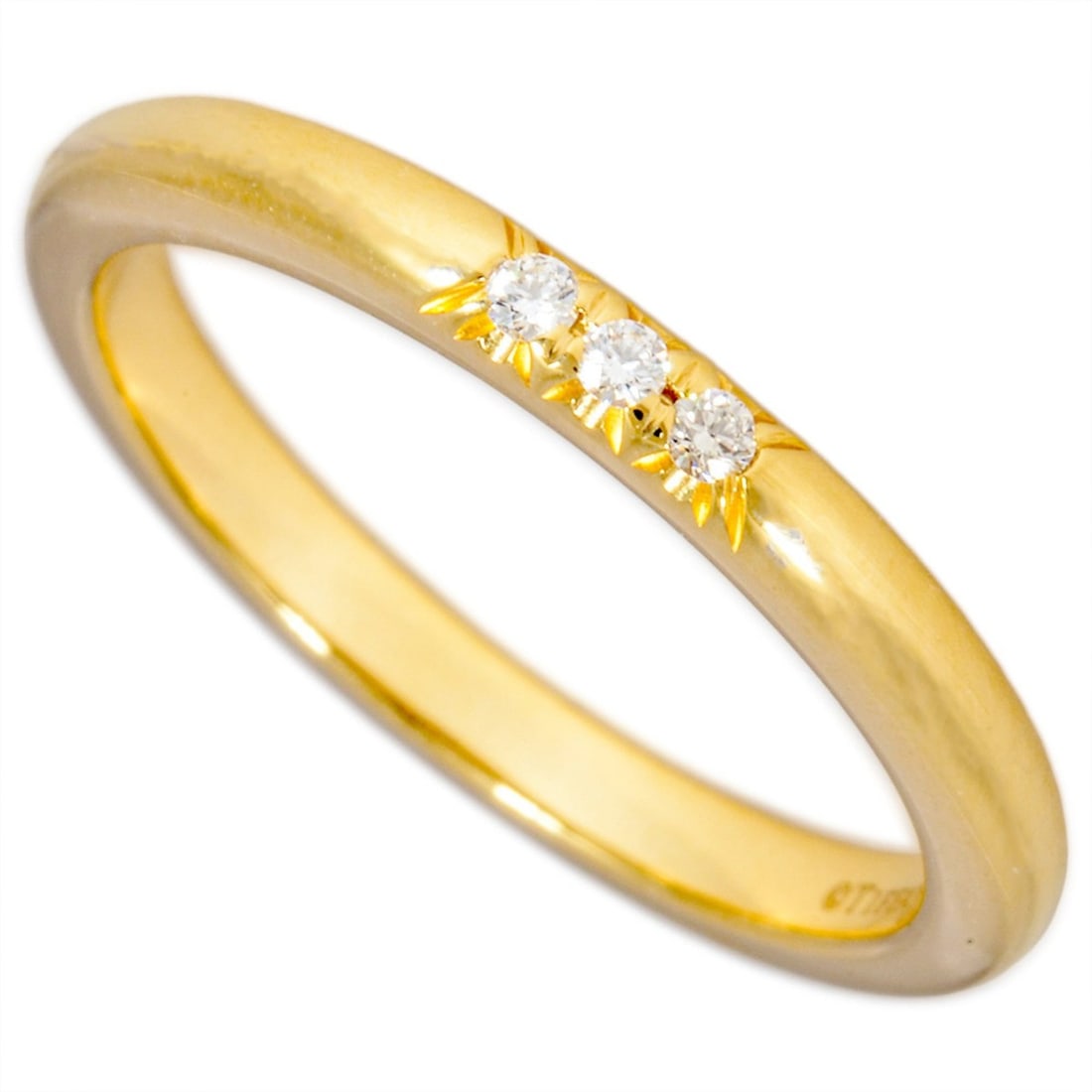 Tiffany & Co. Forever Band Ring with Diamonds, Approximately 2.5g, 18K Yellow Gold, 3-Piece Set,: --- Catalog ---Category: SizeJP Size: 7.5US Size: 4Category: DesignType: Band ringStone: DiamondGender: WomenMaterial: Yellow gold (18K)Category: GeneralBrand: Tiffany--- Item List ---Section: Conditi