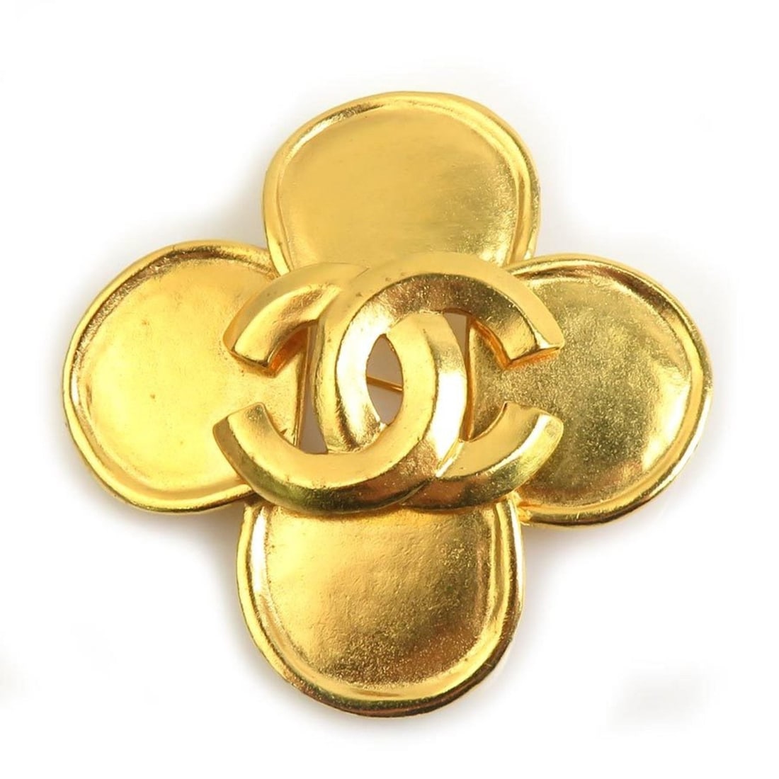 CHANEL Metal Gold Brooch for Women 56527a (1 of 9)