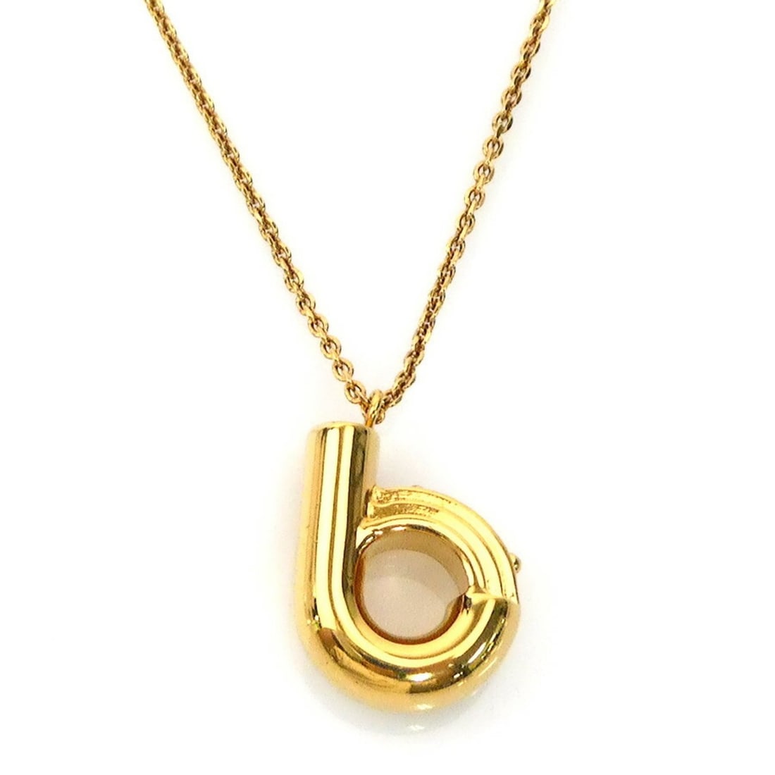 Louis Vuitton LV&ME B Necklace in Gold, Unisex, M61059 e61394a (1 of 9)