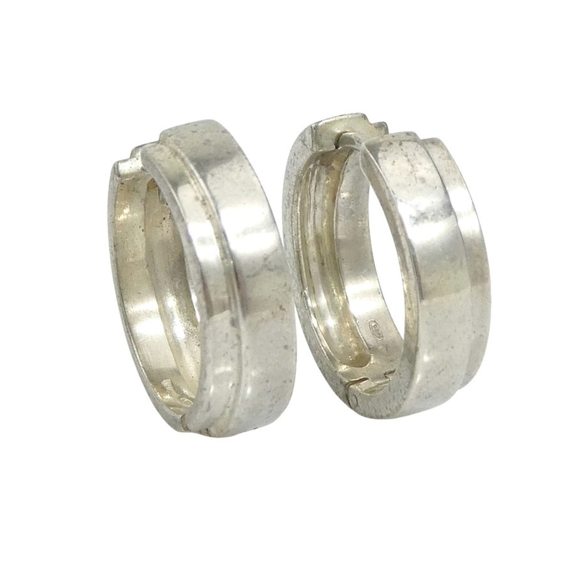 Gucci 925 Sterling Silver Earrings, Unisex, 56530a (1 of 9)