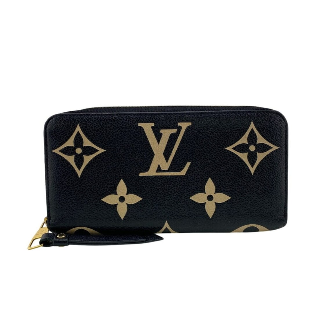 LOUIS VUITTON M80481 Zippy Wallet Monogram Empreinte Long Black Women's (1 of 16)