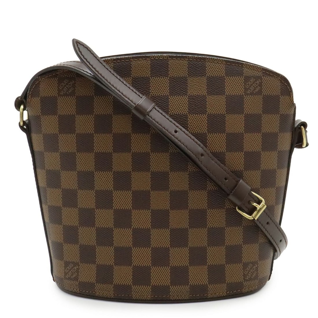 LOUIS VUITTON Damier Drouot Shoulder Bag (SP Order, Special Order Item, No Stickiness) N51290: --- Catalog ---Category: SizeWeight: 450g / 15.87oz.Size (HxWxD): 22cm x 24.5cm x 10cm / 8.66'' x 9.64'' x 3.93''Strap Length: 128cm / 50.39''Category: DesignType: Shoulder bagColor: BrownGender: Wome