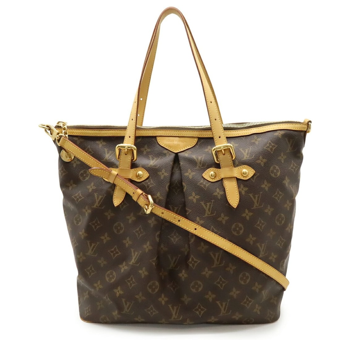 LOUIS VUITTON Monogram Palermo GM Tote Bag Shoulder M40146: --- Catalog ---Category: SizeWeight: 1.1kg / 2.42lb.Size (HxWxD): 35.5cm x 44cm x 18.5cm / 13.97'' x 17.32'' x 7.28''Strap Length: 91cm / 35.82''Category: DesignType: Shoulder bag, Tote bagColor: Brow