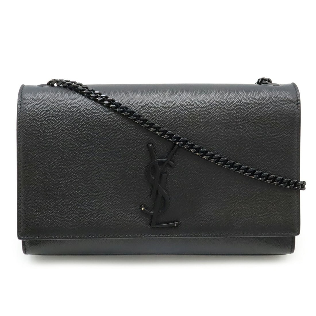 Yves Saint Laurent SAINT LAURENT PARIS YSL Kate Medium Chain Shoulder Bag in Black Leather (364021): --- Catalog ---Category: SizeWeight: 580g / 1.27lb.Size (HxWxD): 15cm x 24cm x 5.5cm / 5.9'' x 9.44'' x 2.16''Strap Length: 107cm / 42.12''Category: DesignType: Shoulder bagColor: BlackGender: WomenCa