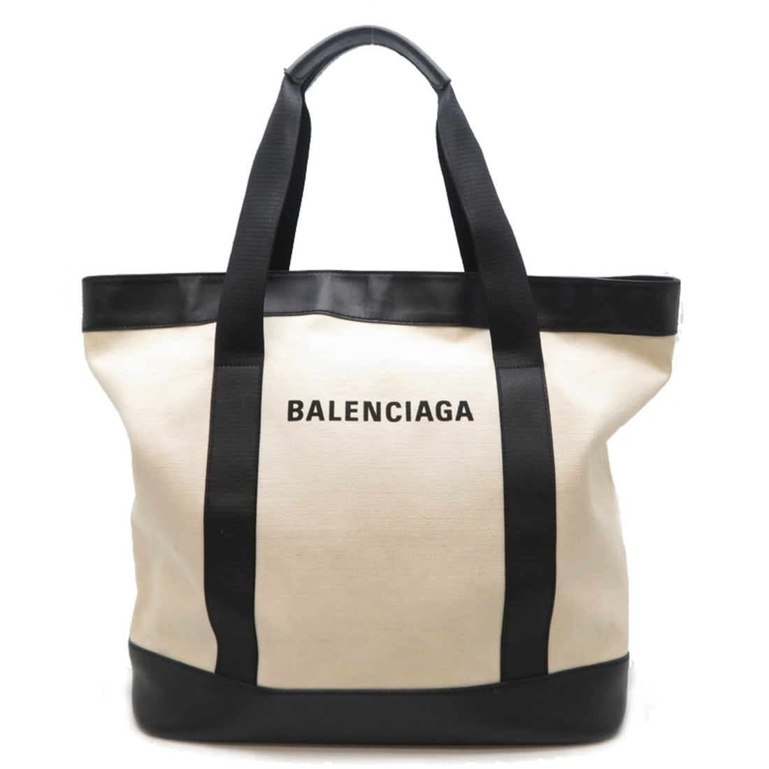 Balenciaga Women's Tote Bag 374767 Canvas White: --- Catalog ---Category: SizeSize (HxWxD): 39cm x 49cm x 16cm / 15.35'' x 19.29'' x 6.29''Category: DesignType: Tote bagColor: Black, WhiteGender: WomenMaterial: Canvas , Leather Category: GeneralMPN: