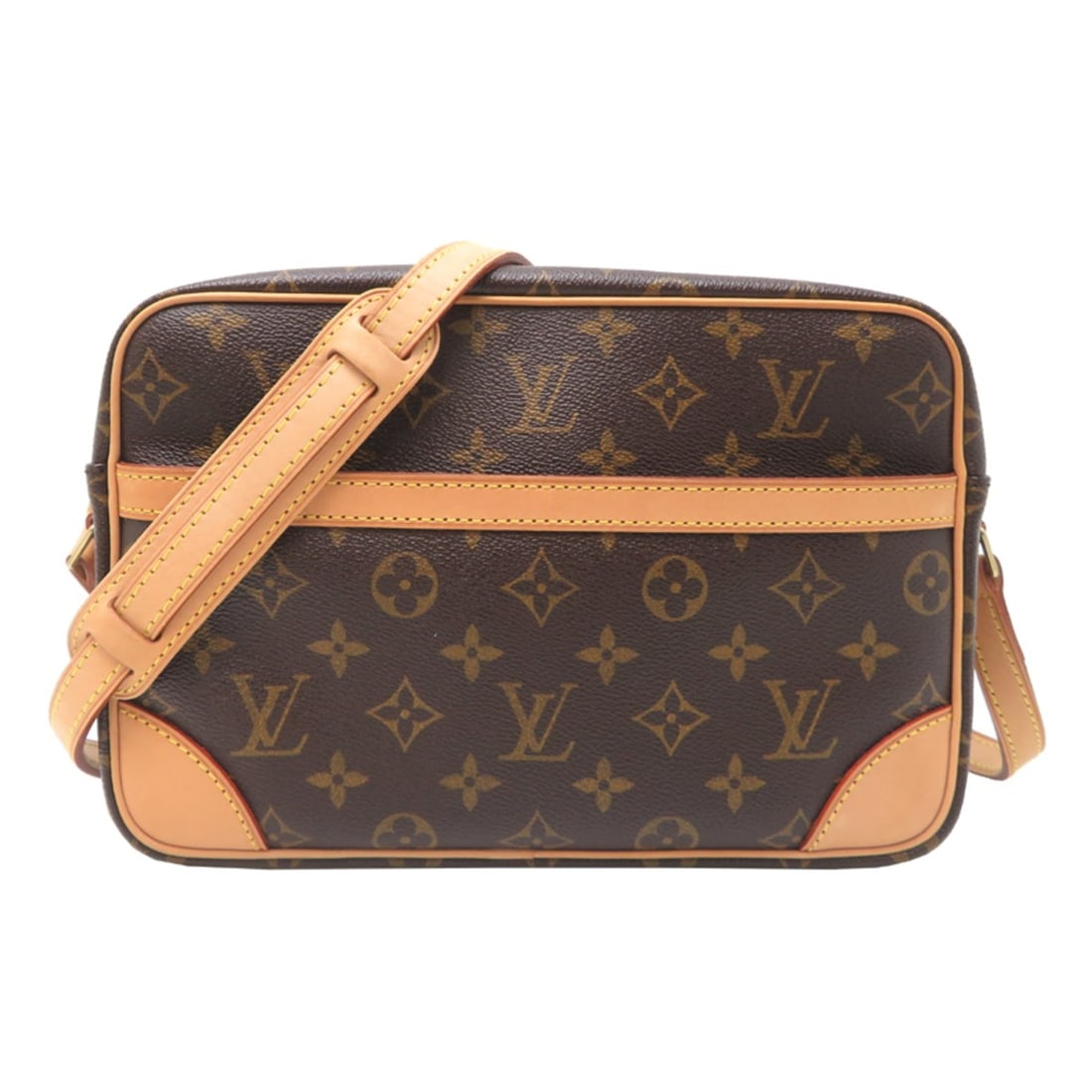 Louis Vuitton Trocadero 27 Shoulder Bag for Men and Women, M51274 (Discontinued) Monogram Brown: --- Catalog ---Category: SizeSize (HxWxD): 18cm x 27cm x 7cm / 7.08'' x 10.62'' x 2.75''Category: DesignType: Shoulder bagColor: BrownGender: Men,WomenMaterial: Monogram Category: GeneralMPN: M51274Br
