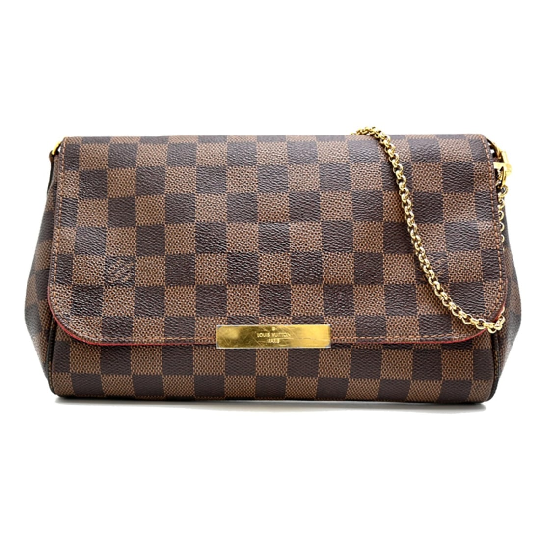 Louis Vuitton Favorite PM Women's Shoulder Bag N41276 (Discontinued) Damier Brown: --- Catalog ---Category: SizeSize (HxWxD): 15.5cm x 27cm x 4cm / 6.1'' x 10.62'' x 1.57''Category: DesignType: Shoulder bagColor: BrownGender: WomenMaterial: Damier Canvas Category: GeneralMPN: N41129
