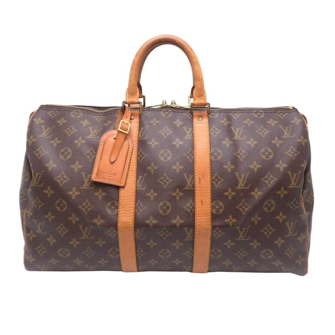 Louis Vuitton Keepall 45 Boston Bag for Women and Men, M41428 (Discontinued) Monogram Brown (1 of 11)