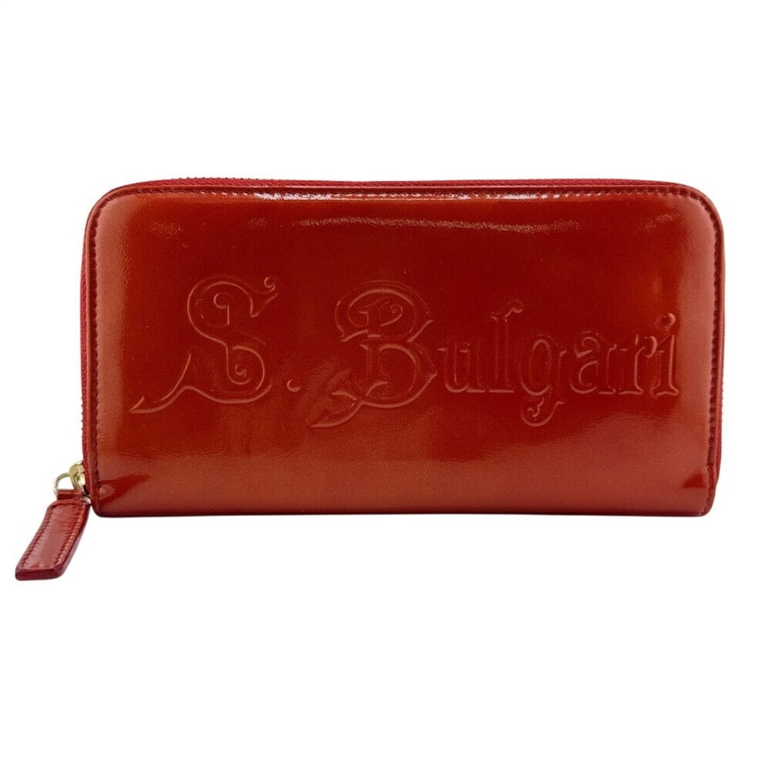 BVLGARI Sotirio Round Embossed Long Wallet, Orange, Unisex: --- Catalog ---Category: SizeSize (HxWxD): 10.5cm x 18.5cm / 4.13'' x 7.28''Category: DesignColor: Orange, Red colorGender: UnisexMaterial: Leather Category: GeneralBrand: Bvlgari--- Item List ---Sect