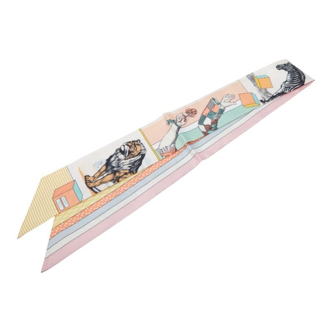 Hermès Twilly GRAND THEATRE NOUVEAU Scarf Muffler Multicolor Women's HERMES: --- Catalog ---Category: SizeSize (LxW): 5.5cm x 89cm / 2.16'' x 35.03''Category: DesignType: ScarfColor: Multi-colorGender: WomenCategory: GeneralBrand: Hermes--- Item List ---Section: ConditionRanki