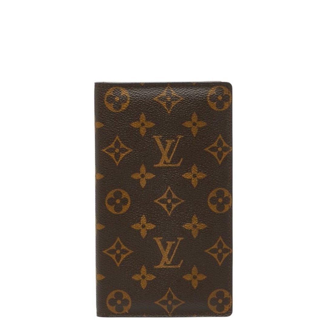 Louis Vuitton Monogram Porte Chequier Carte Credit Long Wallet M62225 Brown Leather Women's LOUIS (1 of 9)