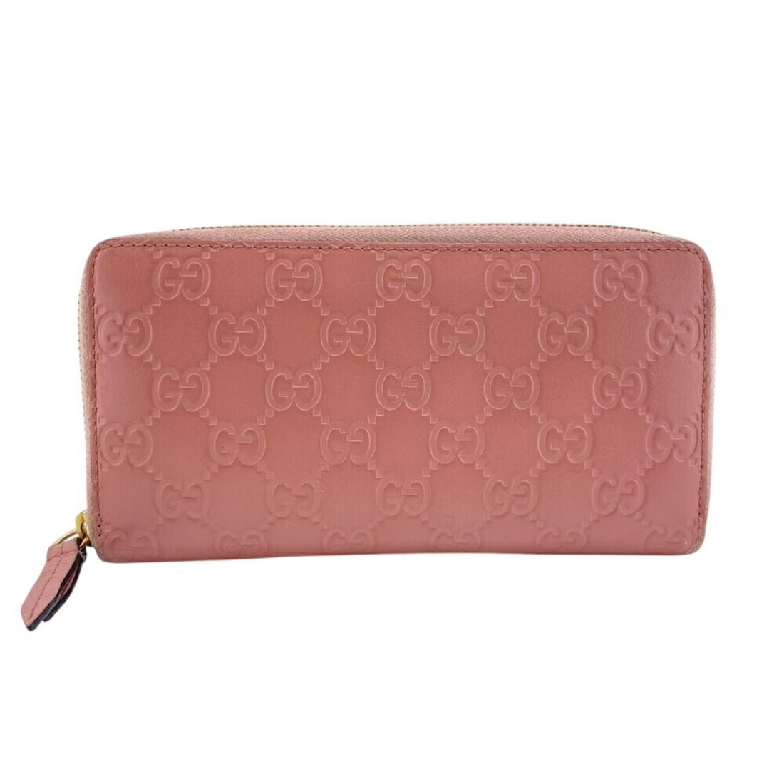 GUCCI 410102 Round Guccissima Long Wallet Pink Women's: --- Catalog ---Category: SizeSize (HxWxD): 11cm x 19.5cm / 4.33'' x 7.67''Category: DesignColor: PinkGender: WomenMaterial: Leather Category: GeneralMPN: 410102Brand: Gucci--- Item List ---Section: Co