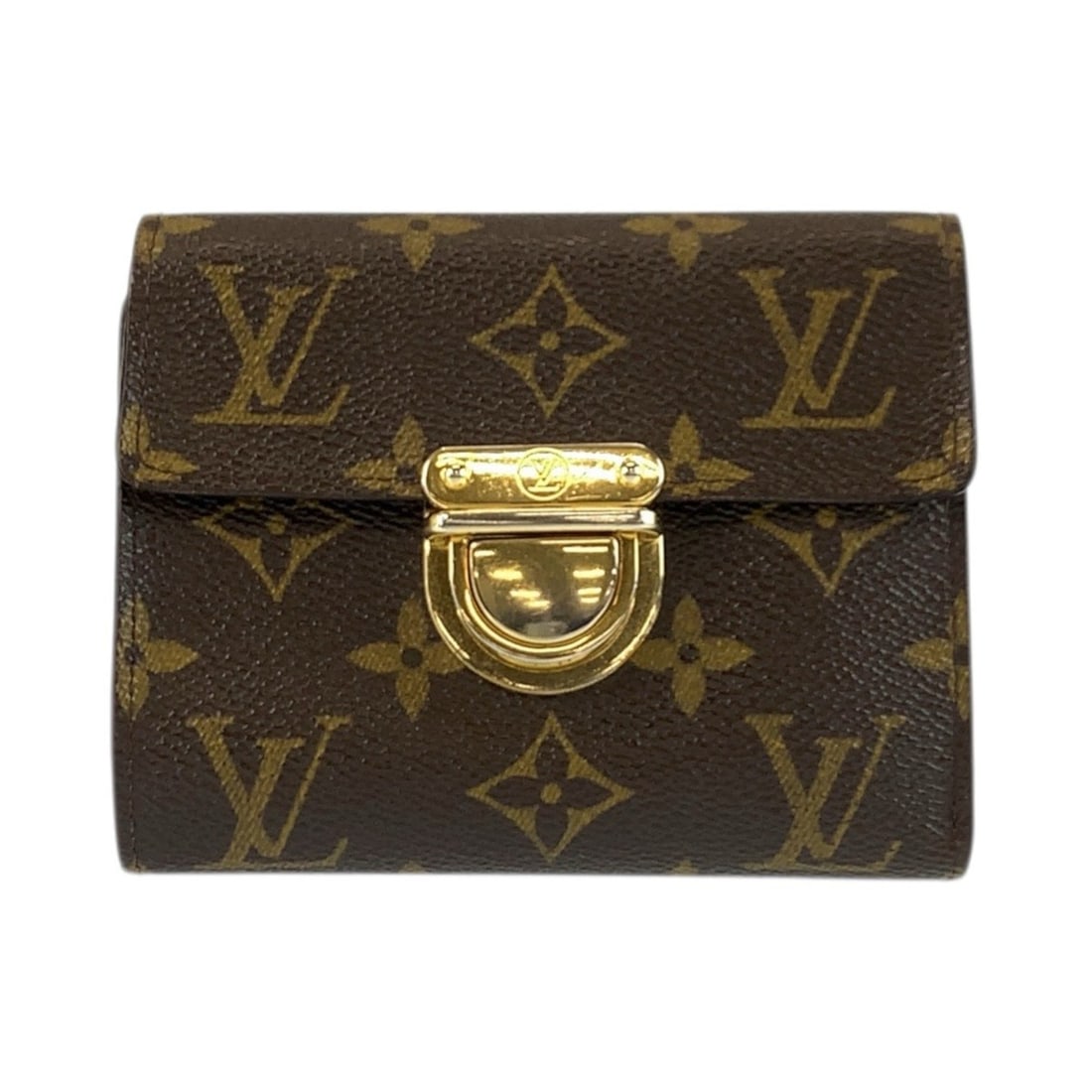 LOUIS VUITTON Monogram Portefeuille Koala Brown with Gold Hardware, M58013, Compact Folding Wallet: --- Catalog ---Category: SizeSize (HxWxD): 10cm x 12cm x 2cm / 3.93'' x 4.72'' x 0.78''Category: DesignType: Wallet (tri-fold)Color: BrownGender: WomenMaterial: PVC Category: GeneralMPN: M58013Brand: