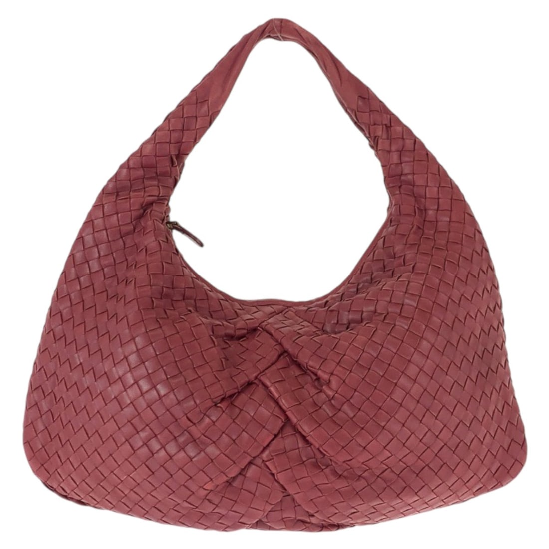 BOTTEGA VENETA Intrecciato Hobo Bag in Wine Red and Bordeaux with Gold Hardware, Leather, 115653,: --- Catalog ---Category: SizeSize (HxWxD): 25cm x 38cm x 5cm / 9.84'' x 14.96'' x 1.96''Category: DesignType: Handbag, Shoulder bagColor: Bordeaux, WineGender: WomenMaterial: Leather Hardware Color: G