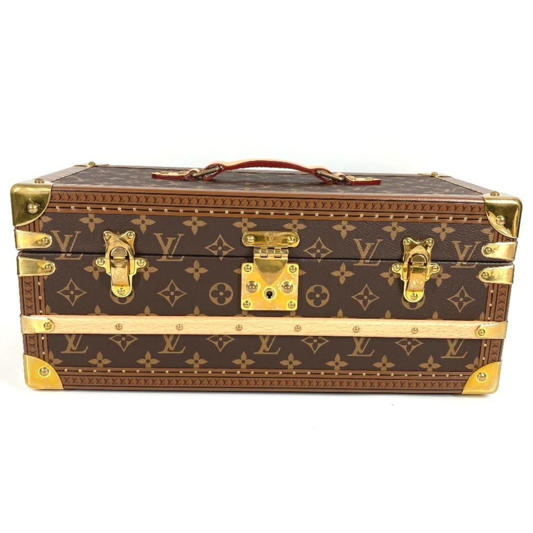 LOUIS VUITTON M20309 Monogram Champagne Coffret, Interior Box, Object, Trunk, Canvas, Wood, (1 of 18)