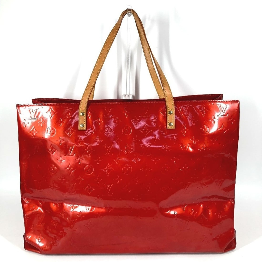 LOUIS VUITTON M91084 Monogram Vernis Reed GM Shoulder Bag, Tote Boston Canvas, Women's, Red: --- Catalog ---Category: SizeSize (HxWxD): 31cm x 47cm x 19.5cm / 12.2'' x 18.5'' x 7.67''Category: DesignType: Boston bag, Shoulder bag, Tote bagColor: Red colorGender: WomenMaterial: Monogram Vernis