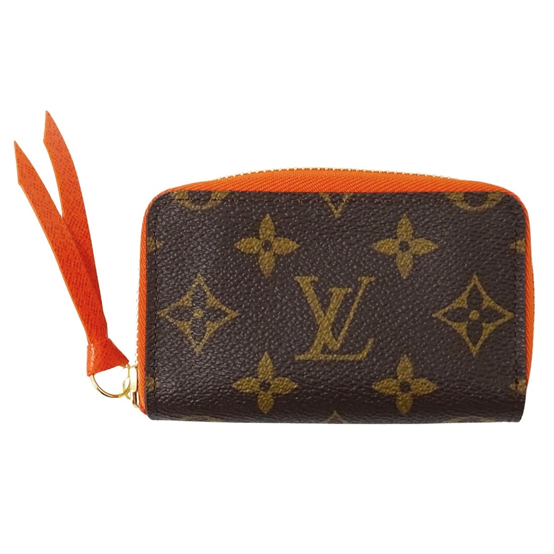 Louis Vuitton Monogram Multi Card Case, Women's, M60908, Brown/Orange, Round Zipper: --- Catalog ---Category: DesignType: Card caseColor: PimontGender: WomenMaterial: Monogram , Canvas Category: GeneralBrand: Louis VuittonCountry of Origin: FranceCategory: Physical PropertiesSize (HxW