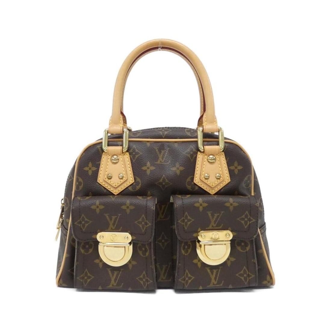 Louis Vuitton Monogram Manhattan PM M40026 Handbag: --- Catalog ---Category: SizeSize (HxWxD): 21cm x 28cm x 12cm / 8.26'' x 11.02'' x 4.72''Category: DesignType: HandbagColor: MarronGender: WomenMaterial: Coated canvas Category: GeneralBrand: Louis Vu