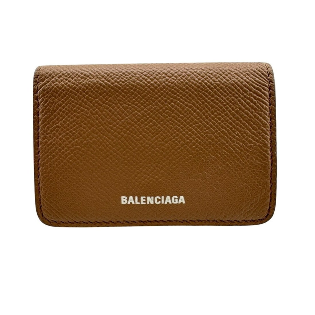 BALENCIAGA 558208 Compact Tri-fold Wallet, Beige, Women's: --- Catalog ---Category: SizeSize (HxWxD): 6.5cm x 9.5cm x 2cm / 2.55'' x 3.74'' x 0.78''Category: DesignType: Wallet (tri-fold)Color: BeigeGender: WomenMaterial: Leather Category: GeneralBrand: Balen