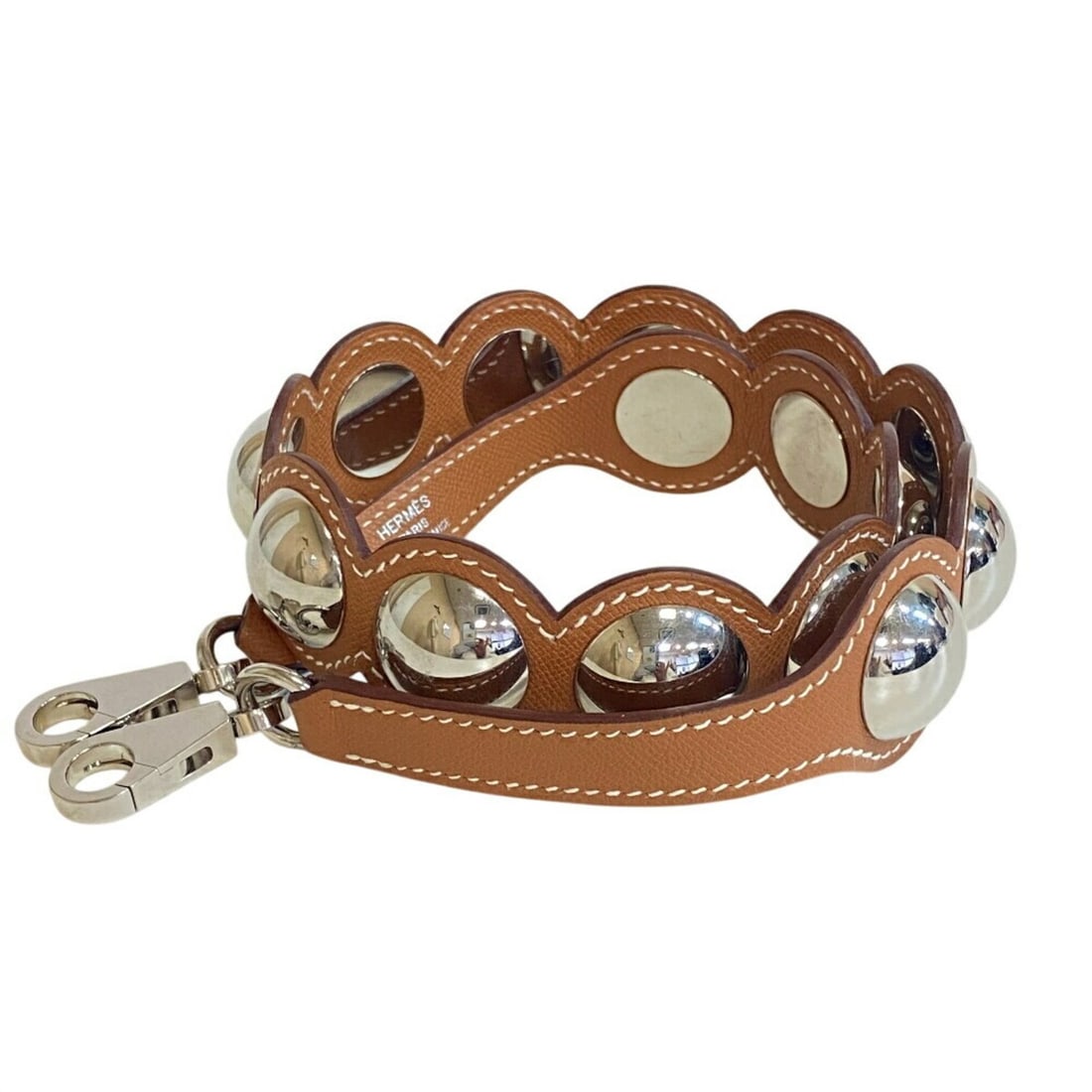 HERMES Passage Cloute 2019 Shoulder Strap Brown Women's (1 of 9)