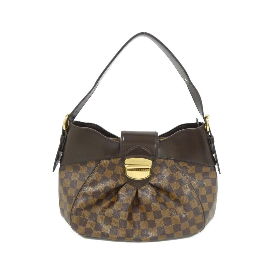 Louis Vuitton Damier Sistine MM N41541 Shoulder Bag: --- Catalog ---Category: SizeSize (HxWxD): 25cm x 38cm x 14cm / 9.84'' x 14.96'' x 5.51''Category: DesignType: Shoulder bagColor: EbeneGender: WomenMaterial: Coated canvas Category: GeneralBrand: