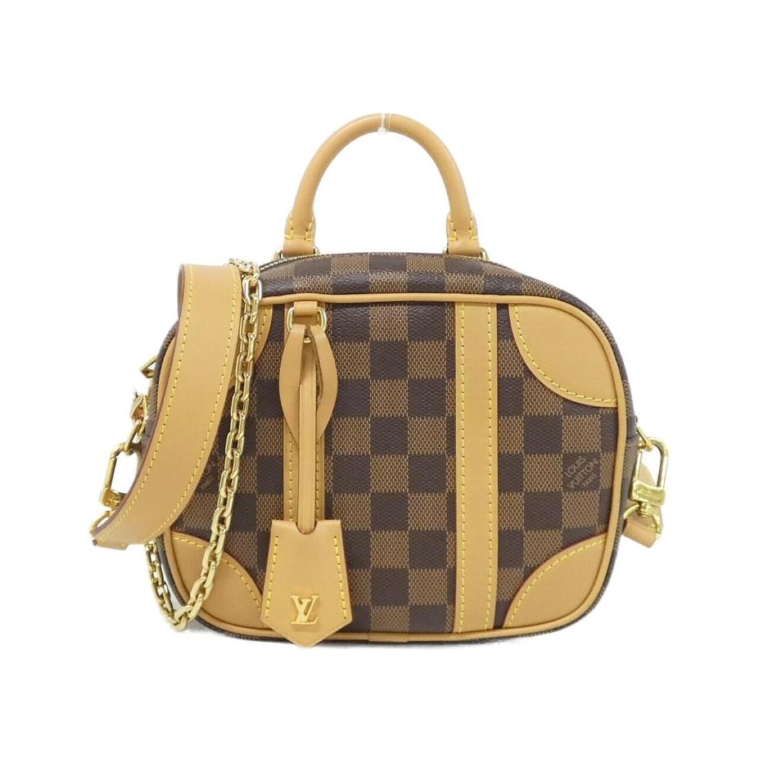 Louis Vuitton Damier Valisette Souple BB N50065 Shoulder Bag: --- Catalog ---Category: SizeSize (HxWxD): 17cm x 21cm x 6cm / 6.69'' x 8.26'' x 2.36''Category: DesignType: Shoulder bagColor: EbeneGender: WomenMaterial: Coated canvas Category: GeneralBrand: Louis