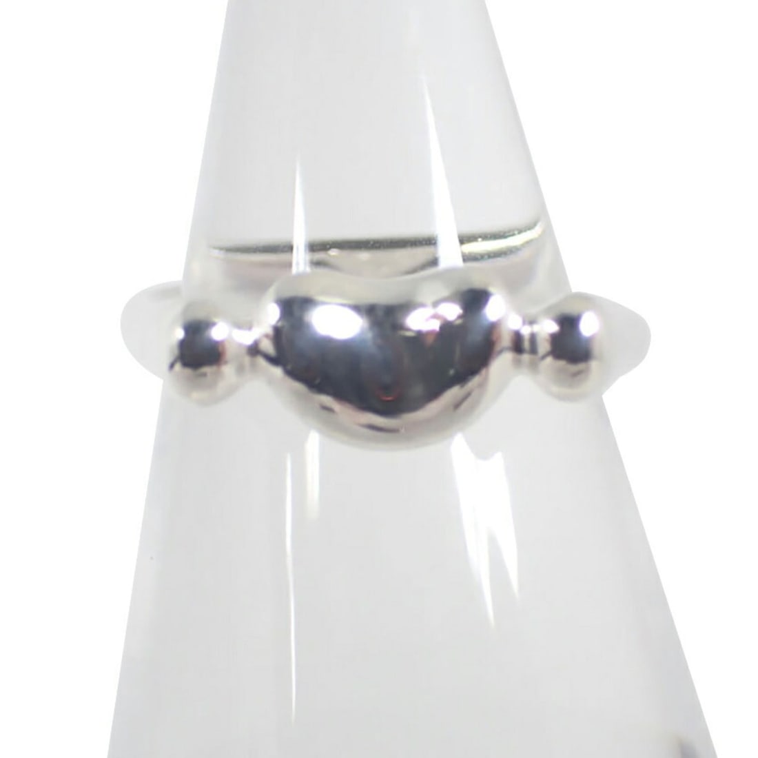 TIFFANY Ag925 Bean Ring, size 8: --- Catalog ---Category: SizeUS Size: 4.5Brand Size: 48Category: DesignType: Band ringGender: WomenMaterial: Sterling silver 925Category: GeneralBrand: Tiffany--- Item List ---Section: