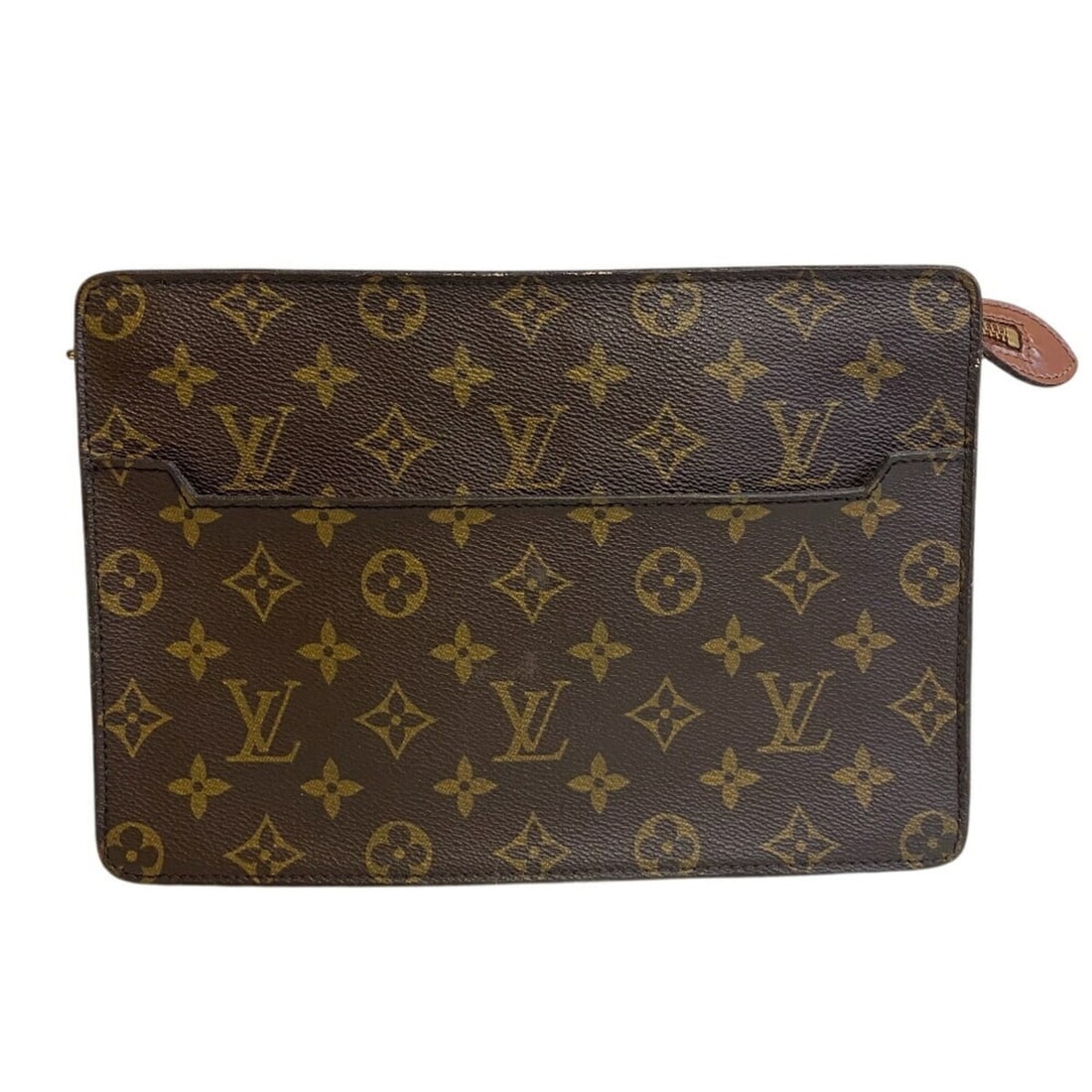 LOUIS VUITTON M51795 Pochette Homme Second Bag, Monogram Clutch Brown, Men's: --- Catalog ---Category: SizeSize (HxWxD): 17.5cm x 25.5cm x 3.5cm / 6.88'' x 10.03'' x 1.37''Category: DesignType: Clutch bag, PouchColor: BrownGender: MenMaterial: Monogram Category: GeneralMPN: M51