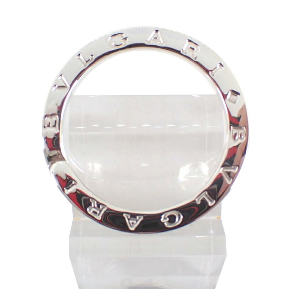 BVLGARI Bvlgari 925 Key Ring Top: --- Catalog ---Category: DesignType: KeyringGender: WomenMaterial: Sterling silver 925Category: GeneralBrand: Bvlgari--- Item List ---Section: ConditionRanking: Rank A Used - A few traces of usage, so