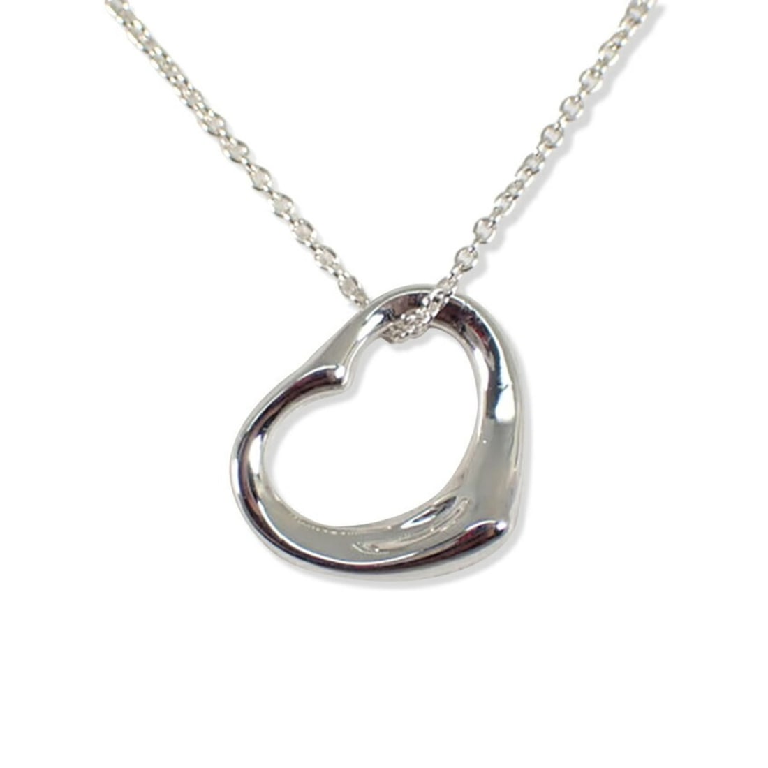 TIFFANY 925 heart pendant necklace (1 of 18)