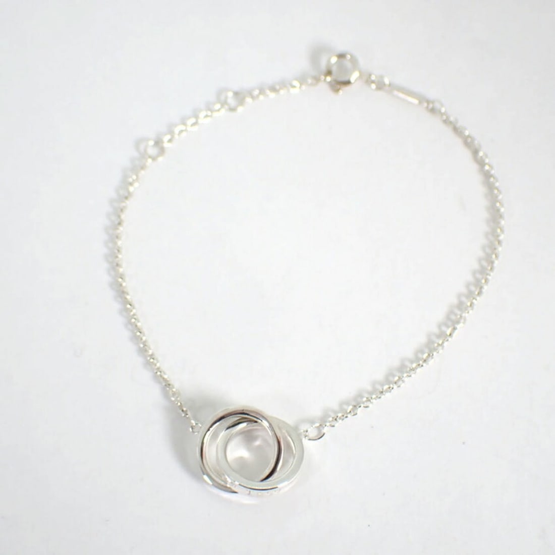 TIFFANY 925 Interlocking Circle Bracelet - 5