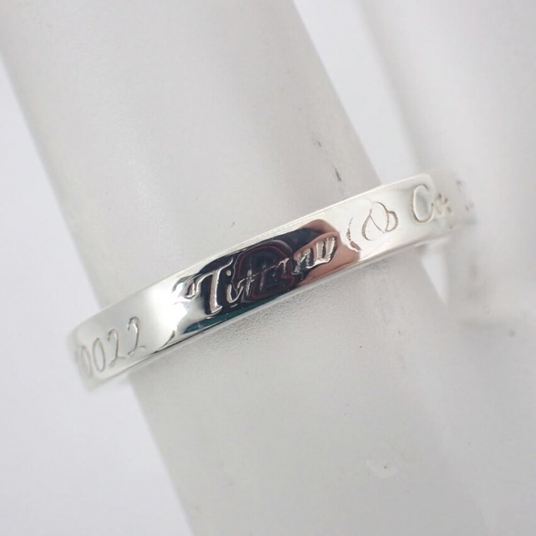 TIFFANY 925 Notes Narrow Ring, size 9 - 8