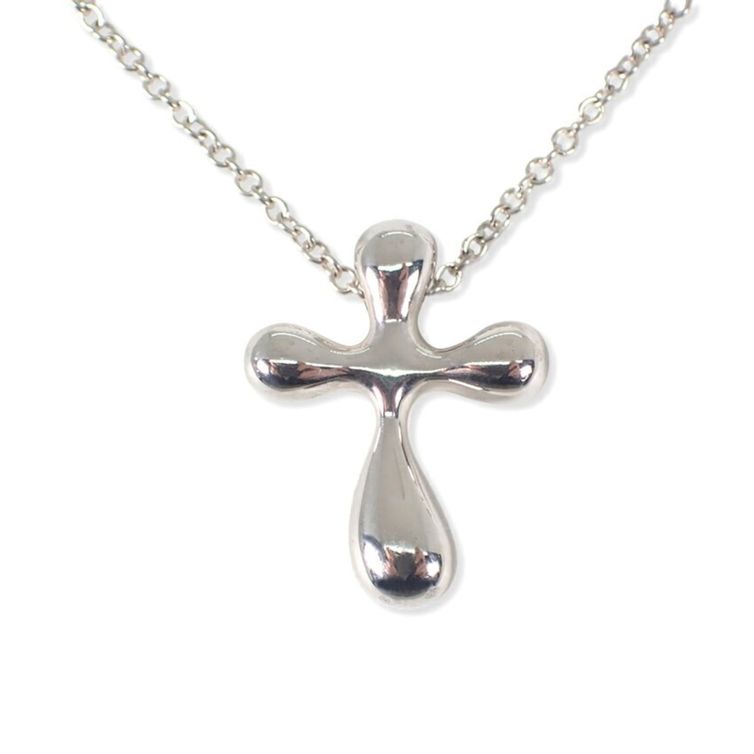 TIFFANY 925 cross pendant necklace (1 of 10)