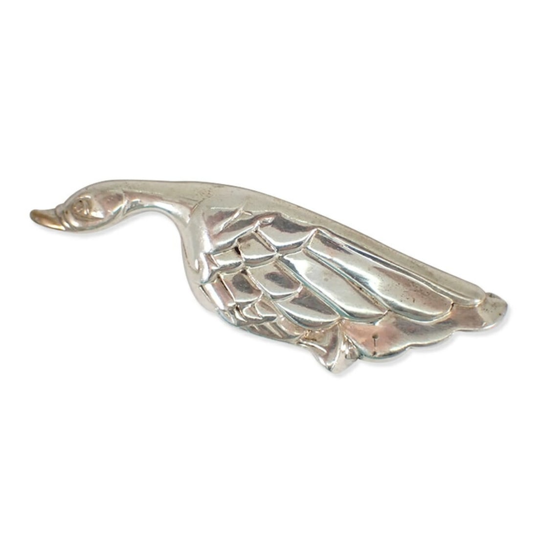 TIFFANY 925 Bird Brooch: --- Catalog ---Category: SizeSize (HxWxD): 2.5cm x 6.56cm / 0.98'' x 2.58''Category: DesignType: BroochGender: WomenMaterial: Sterling silver 925Category: GeneralBrand: Tiffany--- Item List ---Section