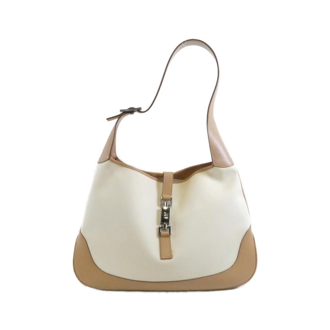 Gucci 001 3346 Shoulder Bag: --- Catalog ---Category: SizeSize (HxWxD): 24cm x 37cm x 5cm / 9.44'' x 14.56'' x 1.96''Category: DesignType: Shoulder bagColor: BeigeGender: WomenMaterial: Canvas , Leather Hardware Color: