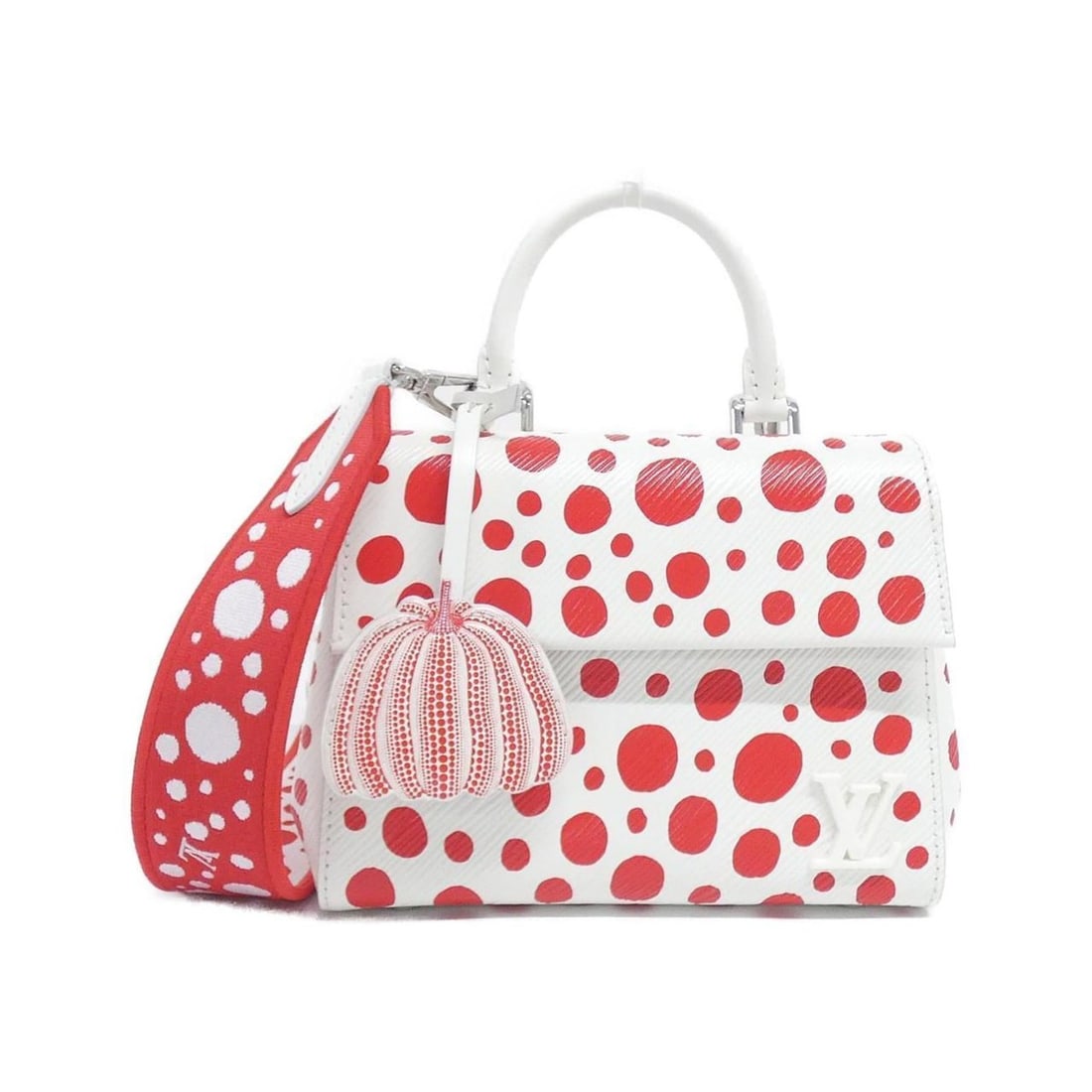 Louis Vuitton Epi (LV X YK) Cluny Mini M21722 Handbag: --- Catalog ---Category: SizeSize (HxWxD): 16cm x 20cm x 7cm / 6.29'' x 7.87'' x 2.75''Category: DesignType: HandbagColor: Blanc, RougeGender: Women,MenMaterial: Leather Hardware Color: SilverLeather/