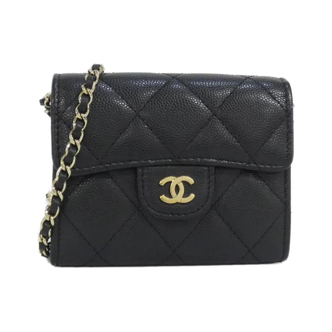 Chanel Timeless Classic Line AP0238 Business Card Holder/Card Case: --- Catalog ---Category: DesignType: Card caseColor: BlackGender: WomenMaterial: Grained Calfskin Category: GeneralMPN: AP0238Brand: ChanelCategory: Physical PropertiesSize (HxWxD): 9cm x 11cm x 2cm /