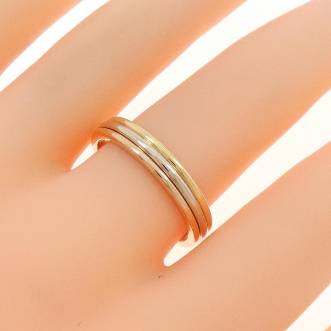 Cartier Three-Gold Wedding Ring - 4