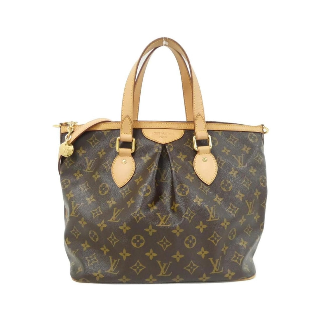 Louis Vuitton Monogram Palermo PM M40145 Handbag: --- Catalog ---Category: SizeSize (HxWxD): 27cm x 37cm x 16cm / 10.62'' x 14.56'' x 6.29''Category: DesignType: HandbagColor: MarronGender: WomenMaterial: Coated canvas Hardware Color: GoldCategory: