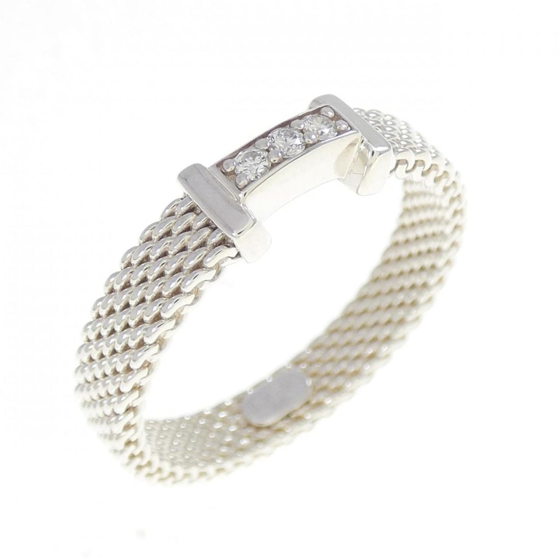 Tiffany Somerset Ring: --- Catalog ---Category: SizeJP Size: 13.0US Size: 6.5Category: DesignType: Band ringStone: DiamondGender: WomenMaterial: Silver 925Category: GeneralBrand: Tiffany--- Item List ---Section: