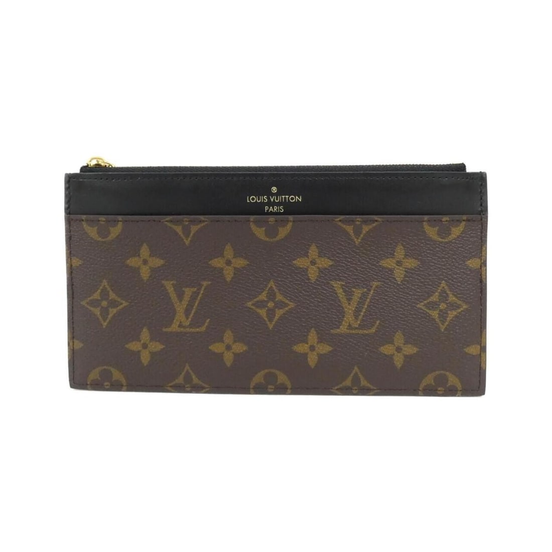 Louis Vuitton Monogram Slim Purse M80348 Wallet: --- Catalog ---Category: SizeSize (HxWxD): 11cm x 20cm x 1cm / 4.33'' x 7.87'' x 0.39''Category: DesignType: Long wallet (bi-fold)Color: MarronGender: Women,MenMaterial: Coated canvas Category: